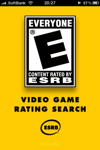 ESRB、レーティング情報をiPhoneで配信開始