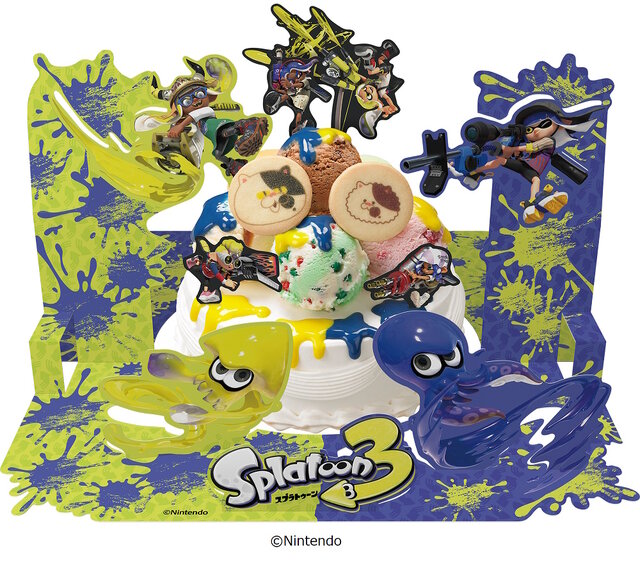 『スプラトゥーン3』×「サーティワン」コラボ第2弾がスタート！トリカラバトル風の“限定3色フレーバー”はぜひ食べたい