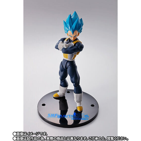 「ドラゴンボール超 ブロリー」より「ベジータ」がS.H.Figuarts 15周年記念仕様で再登場！スーパーサイヤ人ゴッドを再現可能な交換パーツが付属