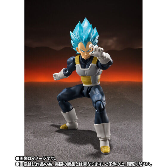 「ドラゴンボール超 ブロリー」より「ベジータ」がS.H.Figuarts 15周年記念仕様で再登場！スーパーサイヤ人ゴッドを再現可能な交換パーツが付属