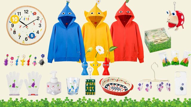 ふとしたところに『ピクミン』がいる生活！パーカーや「チャッピー」の中に入れるブランケットなど、キュートな新グッズが発売