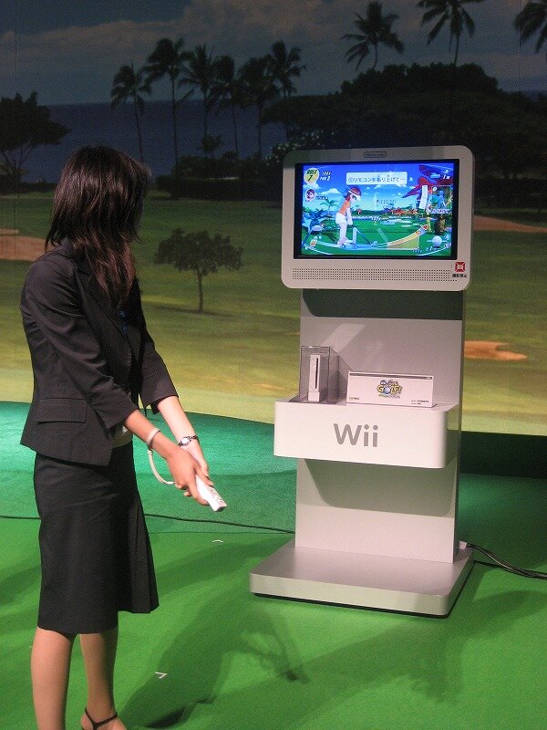 【CAPCOM Wii&DS新作タイトル発表会】 『WE LOVE GOLF!』をさっそく体験