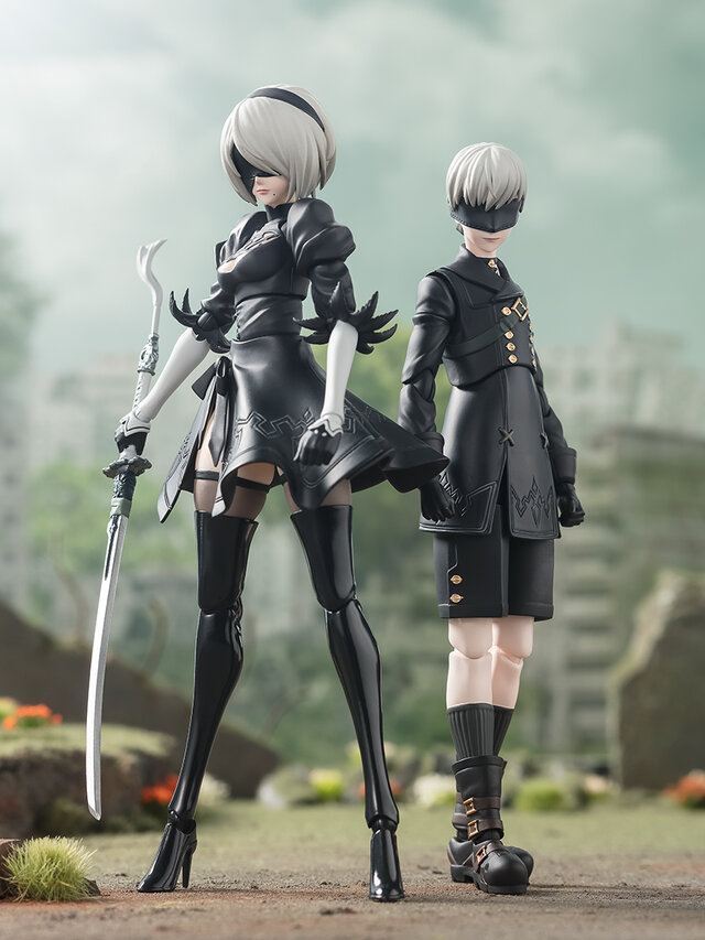 TVアニメ「ニーア オートマタ Ver1.1a」より、「2B」が可動フィギュアに！太ももがチラ見えするハイキックなど躍動感あるポージングを実現