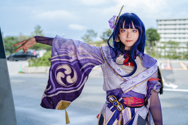 雷電将軍『原神』／りんどー（@Warabimochi8899）