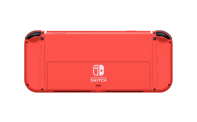 「Nintendo Switch（有機ELモデル） マリオレッド」10月6日発売―マリオやコインがさりげなくデザインされたモデルに