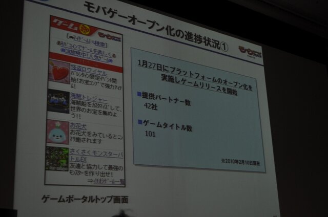 【OGC 2010】100万円/日のアプリも続々登場・・・モバゲータウンAPI