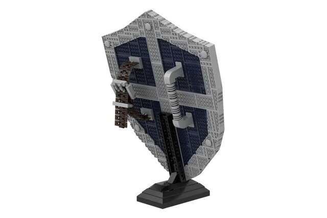レゴで『ゼルダの伝説』マスターソード&ハイリアの盾を完全再現する海外ユーザー現る―こだわりのディスプレイ台まで用意