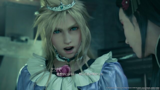 『FF7リメイク』女装クラウドの「開発初期ラフアート」公開も“威圧感”が凄い―立ち並ぶ8人もの「骨太のおなご」