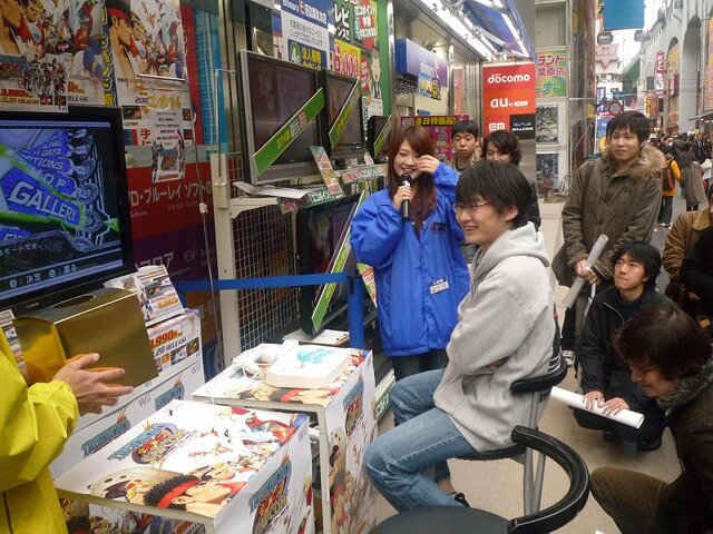 『TATSUNOKO VS. CAPCOM UAS』店頭イベント、コンボバトル大会が大いに盛り上がる