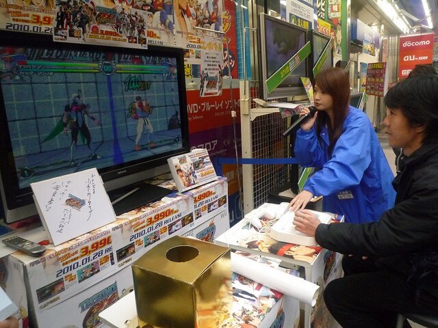 『TATSUNOKO VS. CAPCOM UAS』店頭イベント、コンボバトル大会が大いに盛り上がる