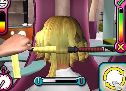 プロのカッティングテクニックが学べるヘアサロンのゲームがWii＆DSに