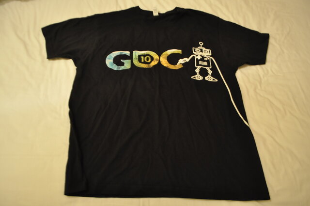 【GDC2010】今年はちょっとクール！Tシャツ配布がありました