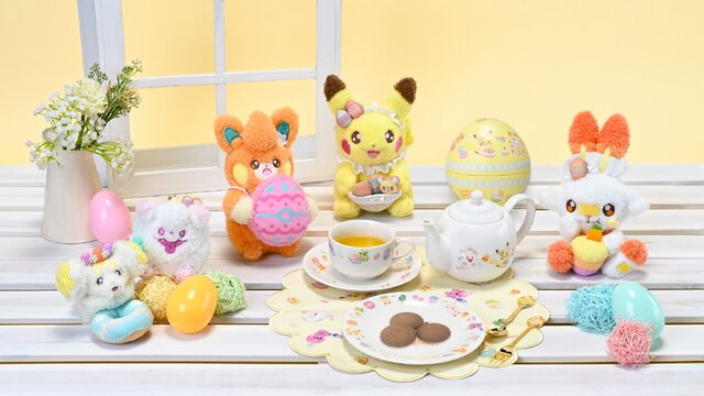 リボンを付けたポケモンたちがかわいすぎる！“イースター”がテーマの『ポケモン』新グッズが登場！ピカチュウ、ヒバニーが春らしいデザインに