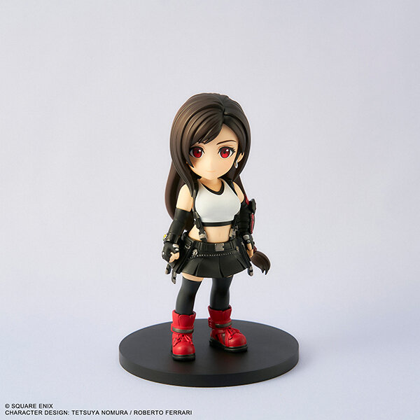 デフォルメされてもティファのプロポーションはバッチリ！『FF7リバース』よりデフォルメフィギュアが新登場！パーツの付け替えで凛々しい表情も再現