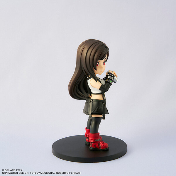 デフォルメされてもティファのプロポーションはバッチリ！『FF7リバース』よりデフォルメフィギュアが新登場！パーツの付け替えで凛々しい表情も再現