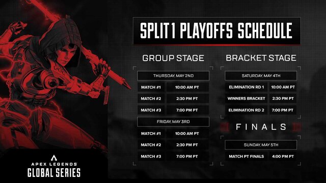 『Apex Legends』世界大会「ALGS 2024 Split 1 Playoffs」がアメリカ・ロサンゼルスで5月2日より開催決定―FNATICやRiddleなど日本チームの活躍に期待