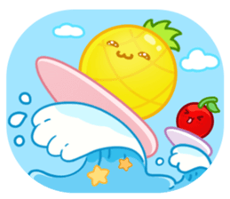 『スイカゲーム』の公式LINEスタンプ第三弾は日常生活を満喫？真っ白に燃え尽きたデコポンや顔パックをするモモなど全24種