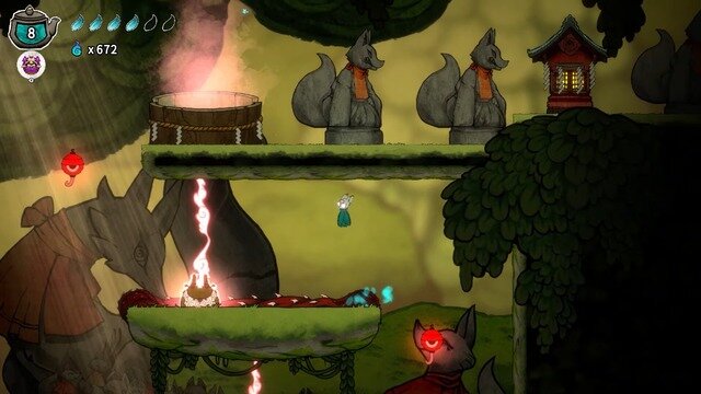 和風メトロイドヴァニア『ボウと月夜の碧い花』国内スイッチ・PS5版も7月18日に発売決定【Indie World 2024.4.17】