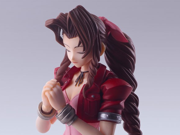 美しく祈る姿も完全再現！オリジナル版『FF7』よりエアリスのアクションフィギュアが再販決定―ロッドを持つ凛々しいポージングもできる