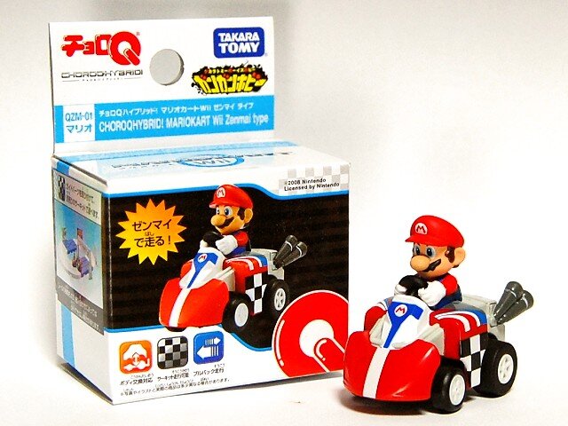 チョロQにマリオが登場「チョロQハイブリット! マリオカートWiiゼンマイタイプ」・・・週刊マリオグッズコレクション第93回