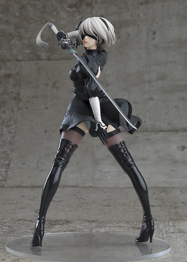 ひらめくスカートの躍動感！『ニーア オートマタ』より「2B」フィギュアの予約締切が間近―「9S」と並べても映える