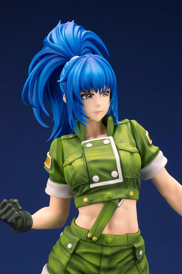 当時の面影を残しつつ…『KOF‘97』時代の「レオナ」が美少女フィギュア化！超必殺技「リボルスパーク」のビシッとした決めポーズを再現