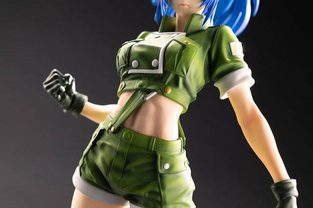 当時の面影を残しつつ…『KOF‘97』時代の「レオナ」が美少女フィギュア化！超必殺技「リボルスパーク」のビシッとした決めポーズを再現