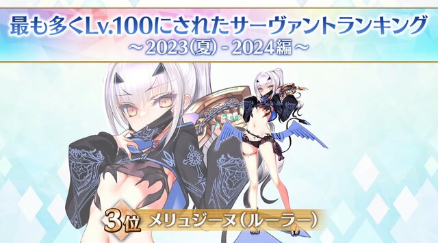 『FGO』この1年で最も多くLV100になった新サーヴァントは「トネリコ」！ ベスト10までランキングを公開