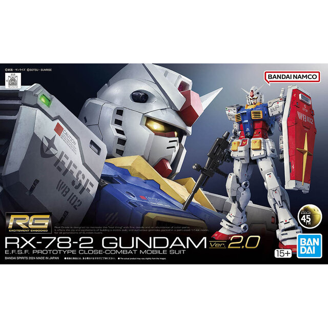 ガンプラ「RG RX-78-2 ガンダム Ver.2.0」が発売間近！新たな商品画像も一挙お披露目