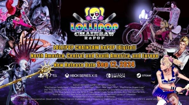 ハチャメチャセクシーACT『LOLLIPOP CHAINSAW RePOP』欧米向け発売日が9月12日に前倒し！国内でのSteam版購入に影響は？