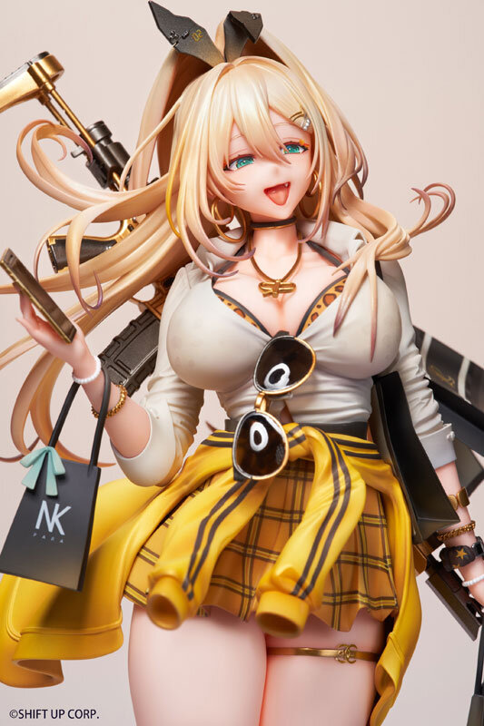 魅惑の金髪ギャル！『勝利の女神：NIKKE』より「ルピー」のフィギュアが予約開始―ショッピングバッグや輝くアサルトライフルまでしっかり再現