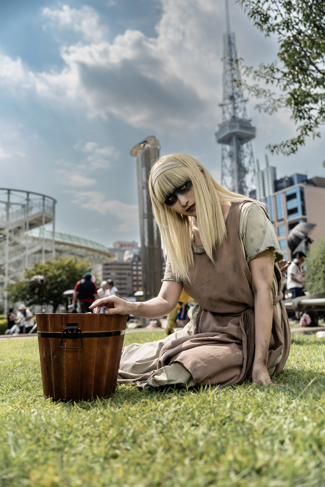 始祖ユミル「進撃の巨人」/mirio(X:@levi12250602)