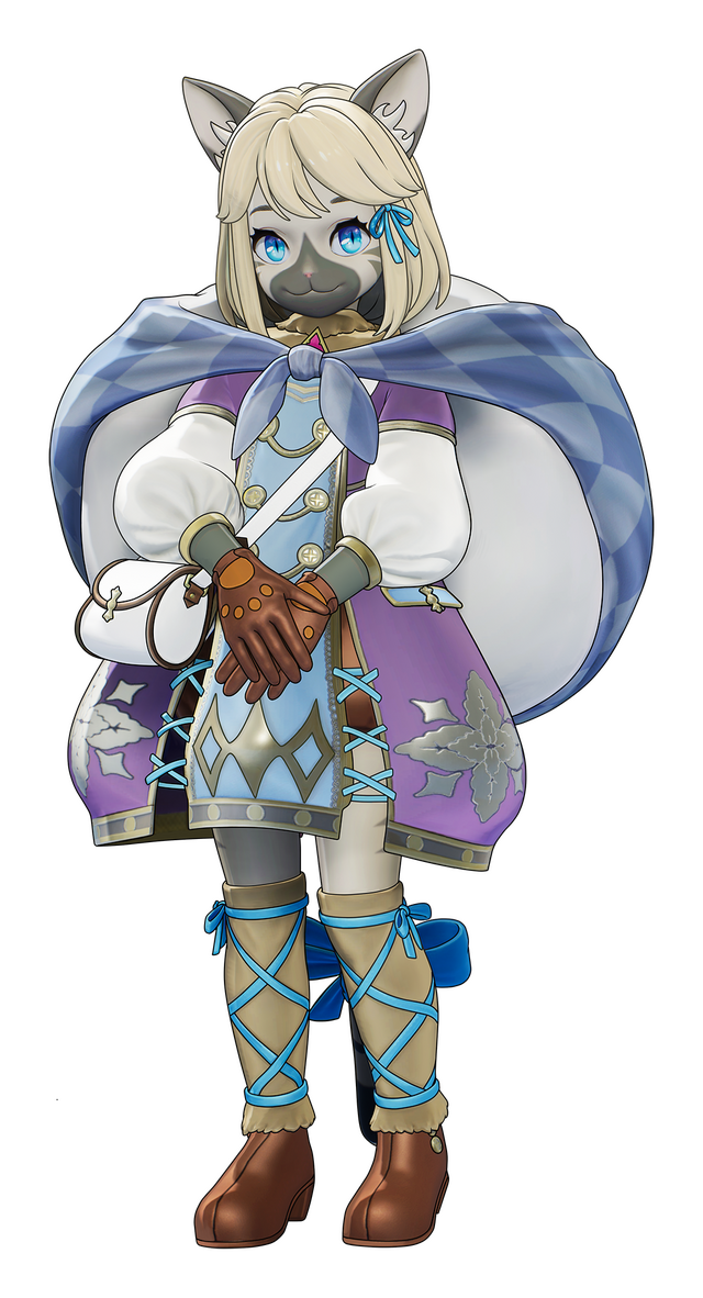 『聖剣伝説 VISIONS of MANA』シリーズお馴染み「ニキータ」が“父親”に！？ 商魂逞しい獣人・三姉妹がひたすらに可愛い