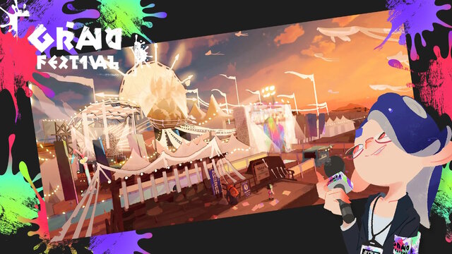 『スプラトゥーン3』グランドフェスティバル会場を舞台とした「ビッグラン」開催決定！押し寄せるシャケから会場を守り抜け