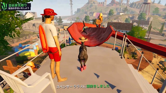 ヤギになって飛んだり撃ったりやりたい放題！『Goat Simulator 3』がニンテンドースイッチに登場【Nintendo Direct】