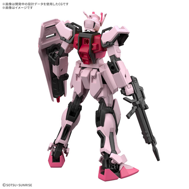 カガリの搭乗機「ストライクルージュ」がEGガンプラ化！別売りの「エールストライカー」や「キャバリアー」にも対応し、豊富な劇中シーンを再現