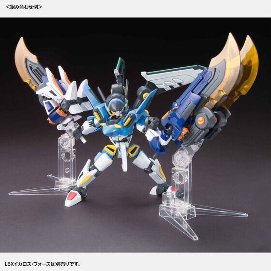 『ダンボール戦機Ｗ』1/1スケールプラモ「ＬＢＸイカロス・ゼロ」がプレバンに再登場！ウェポンフォームにも変形、必殺の「00ソード」を再現可能