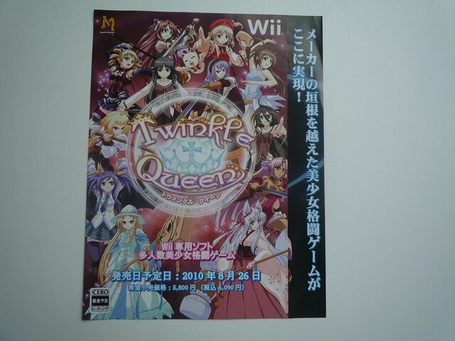 2010年夏に登場する新作ゲームのチラシ ― 『ファイアーエムブレム』や『トゥインクル クイーン』など