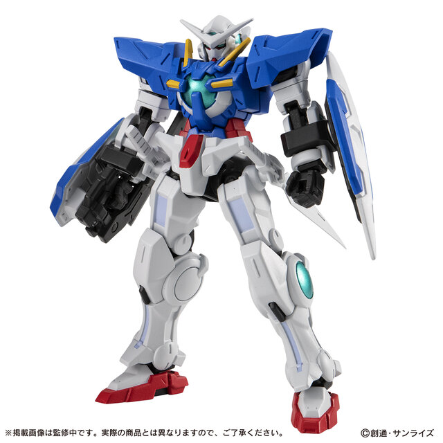 1500円のカプセルアクションに、「機動戦士ガンダム00」より「ガンダムエクシア」が参戦！通常カラーとレッドクリアver.の全2種