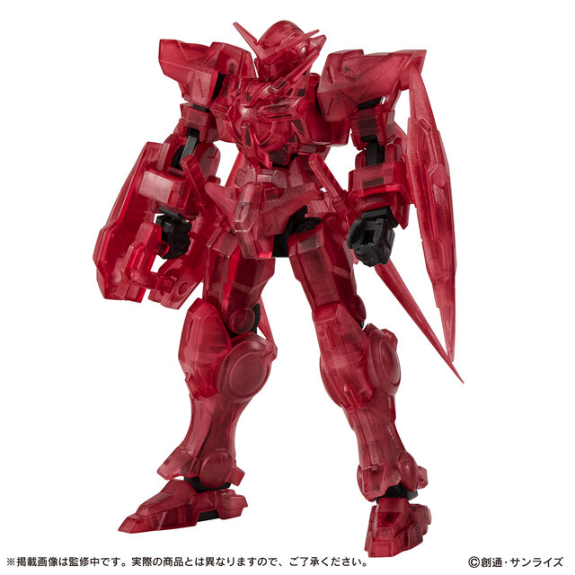 1500円のカプセルアクションに、「機動戦士ガンダム00」より「ガンダムエクシア」が参戦！通常カラーとレッドクリアver.の全2種