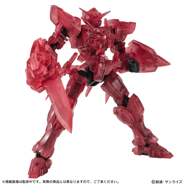 1500円のカプセルアクションに、「機動戦士ガンダム00」より「ガンダムエクシア」が参戦！通常カラーとレッドクリアver.の全2種