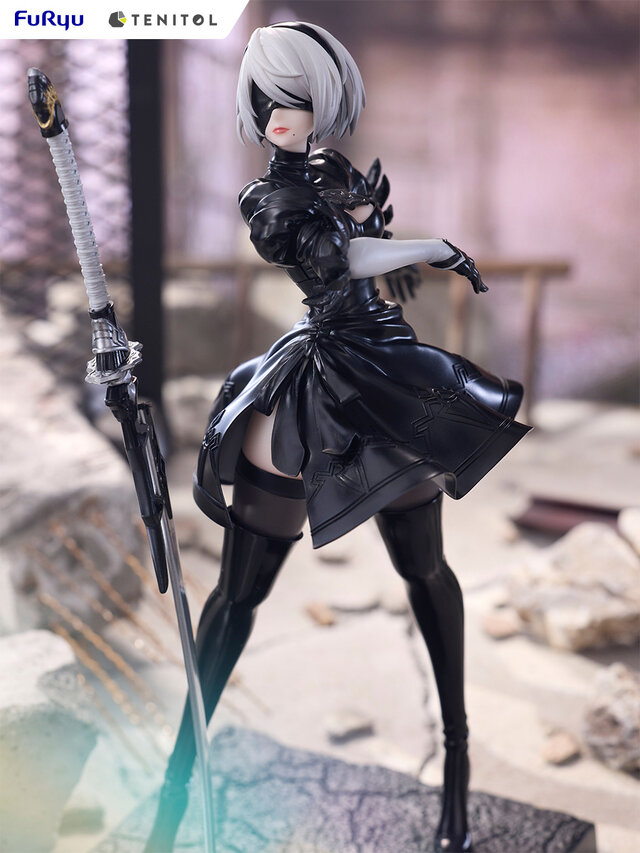 スラリと伸びた美脚に見惚れる！アニメ『NieR:Automata』より「2B」「9S」がフィギュア化―ゴーグルを外して素顔も楽しめる