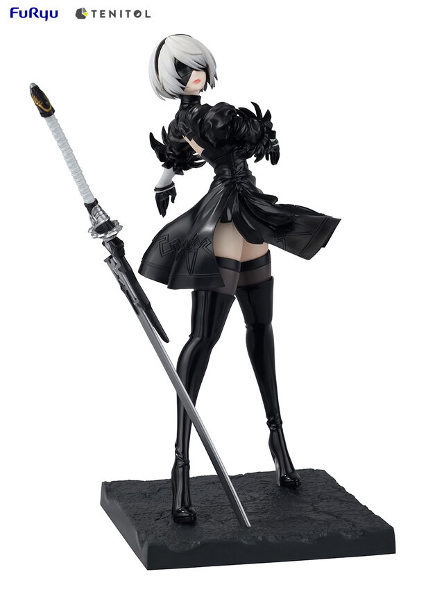 スラリと伸びた美脚に見惚れる！アニメ『NieR:Automata』より「2B」「9S」がフィギュア化―ゴーグルを外して素顔も楽しめる