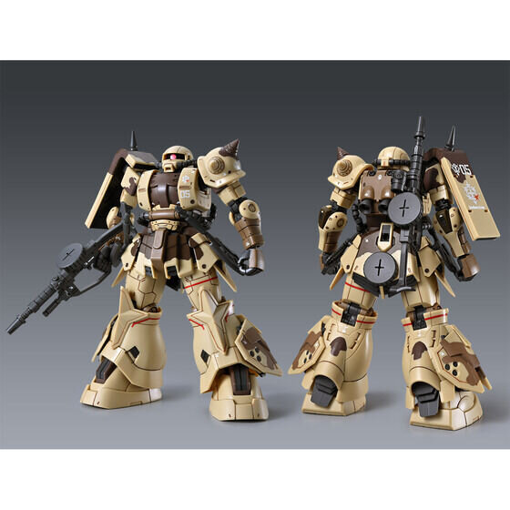 「HG 1/144 高機動型ザク 地上用 (サンホ機/ダナン機)」の予約受付が本日9月18日11時より開始！それぞれに近・中距離戦闘に特化した武装が付属