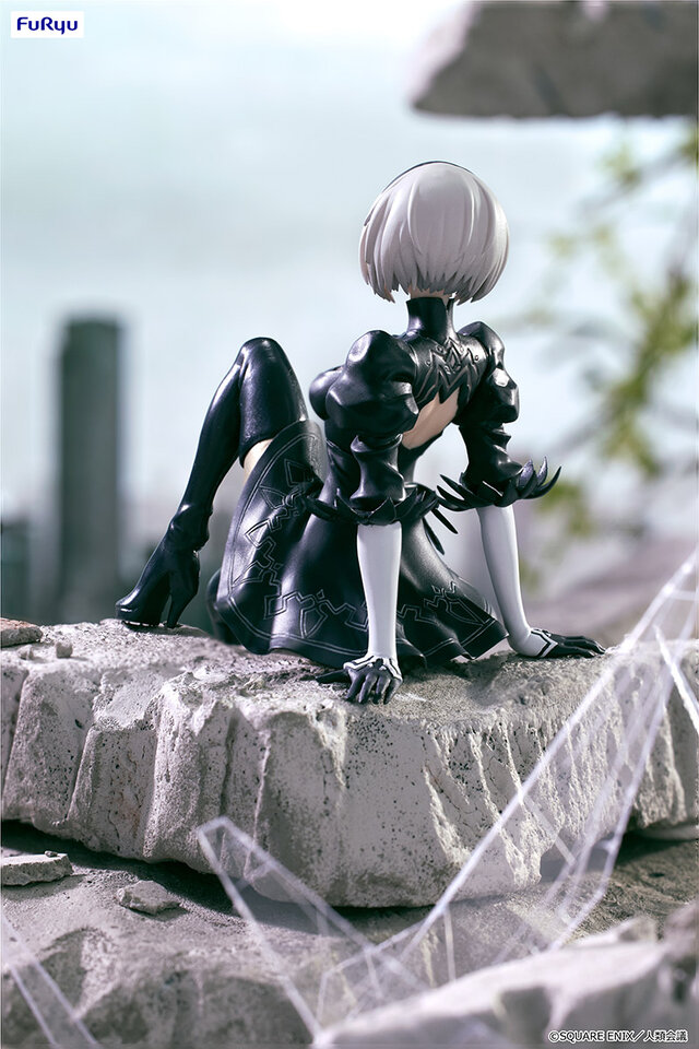 美しい座りポーズで魅せる脚…！「NieR:Automata Ver1.1a」より「2B」のぬーどるストッパーフィギュアが9月中旬よりプライズで順次展開