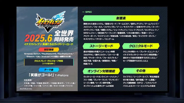 『イナイレ 英雄たちのヴィクトリーロード』発売時期が2025年6月に決定！自分だけのイナズマワールドを作れる新要素「キズナタウン」も公開