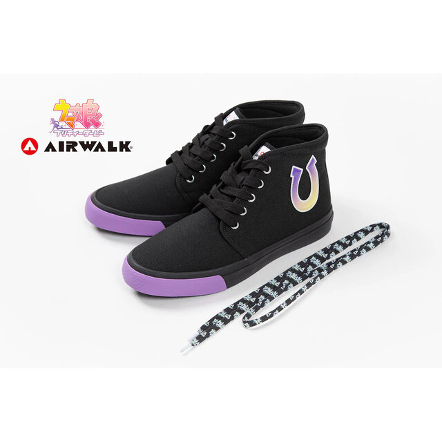 『ウマ娘』たちが履いているスニーカーをイメージ！光沢感のある蹄鉄ワッペンが特徴的な「AIRWALK」コラボシューズが予約受付中