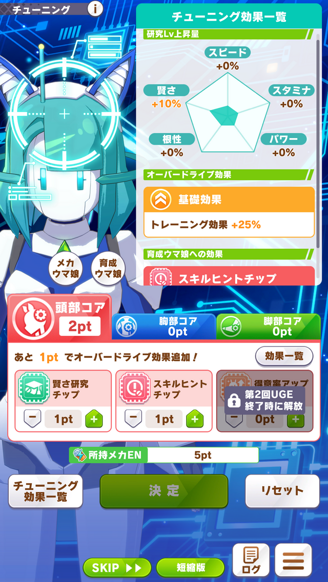 『ウマ娘』新育成シナリオ「メカウマ娘」編を先行プレイ！トレーニングをトレーナー自らが強化できる？「メカウマ娘」の完成がハイステータスな育成に繋がる