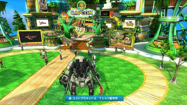 PlayStation Home「カプコンスカイラウンジ」アップデート ― Tシャツ販売やゲーム機設置など追加