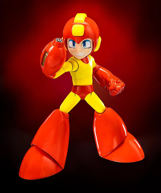 『ロックマン』懐かしのボディ！燃えるような「ファイヤーストーム」カラーのアクションフィギュア登場―34か所の可動域で劇中ポーズを再現